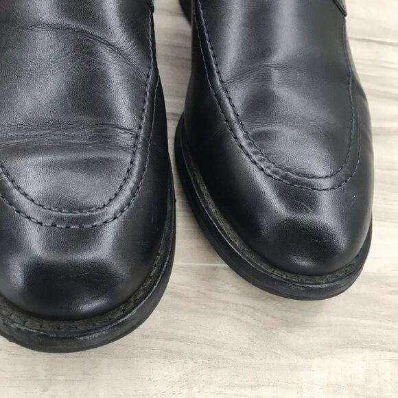 Allen Edmonds Loafers Mens 9D Black Leather Slip on Shoes